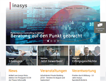 Tablet Screenshot of inasys.de